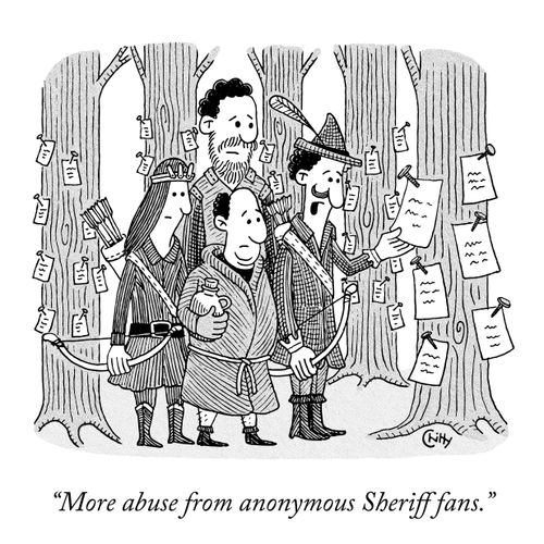 "More abuse from anonymous Sheriff fans."