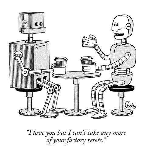 "I love you but I can't take any more of your factory resets."