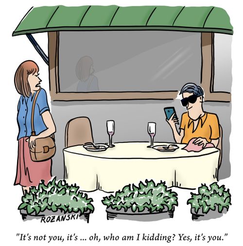 "It's not you, it's. . . oh, who am I kidding? Yes, it's you."