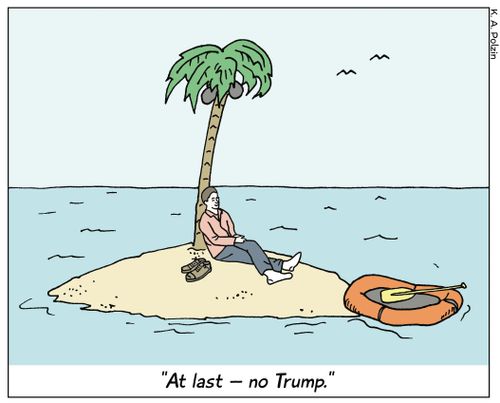 "At last - no Trump."