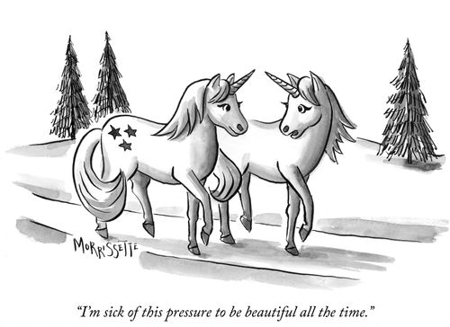 "I'm suck if this pressure to be beautiful all the time."
