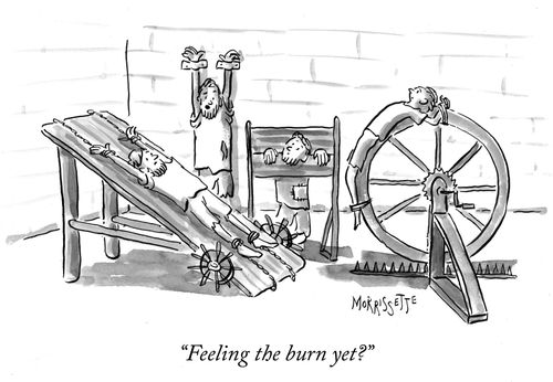 "Feeling the burn yet?"