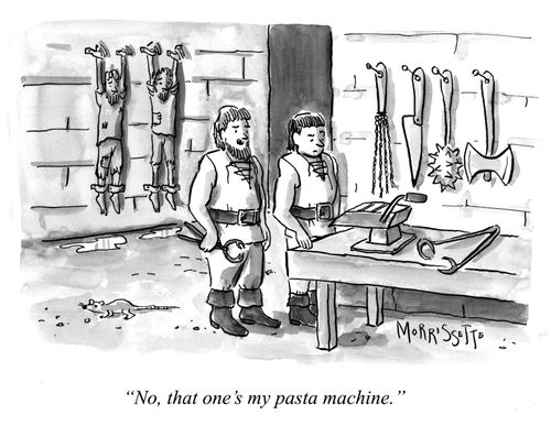 "No, that one's my pasta machine."