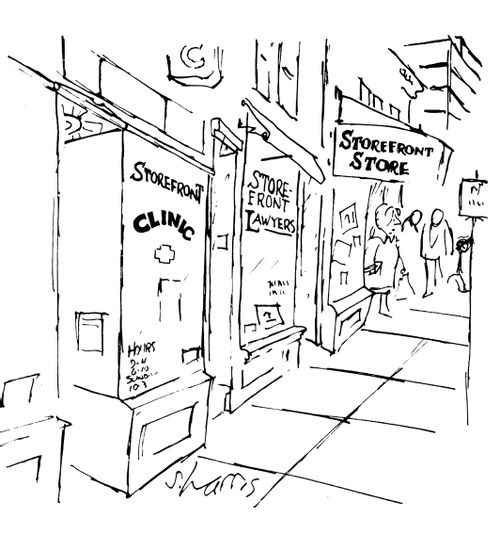 Storefront clinic, Storefront Lawyers, Storefront Store