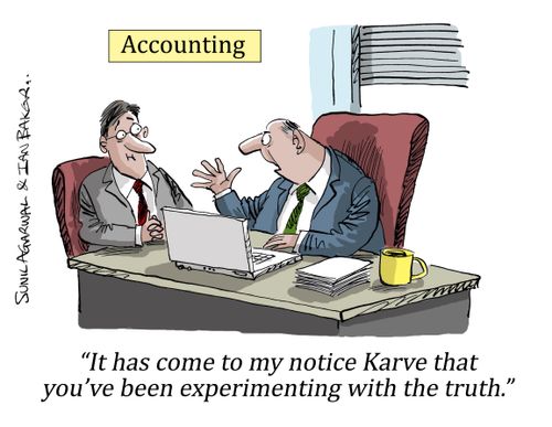 "It has come to my notice Karve that you've been experimenting with the truth."