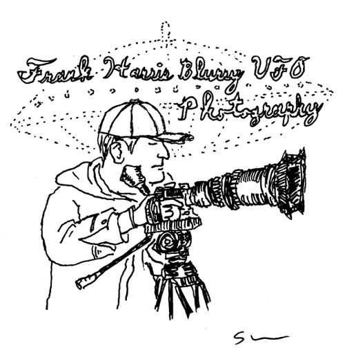 Frank Harris Blurry UFO Photography 