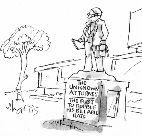 The Unknown Attorney: The First To Double His Billable Rate.