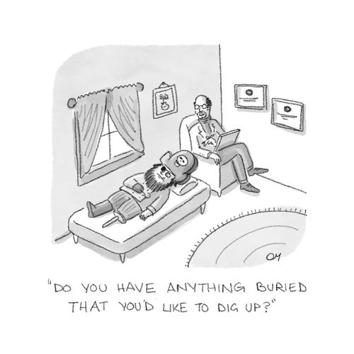 "Do you have anything buried that you'd like to dig up?"