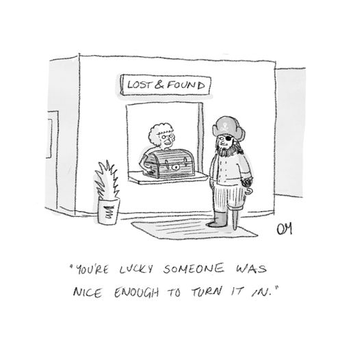"You're lucky someone was nice enough to turn it in."