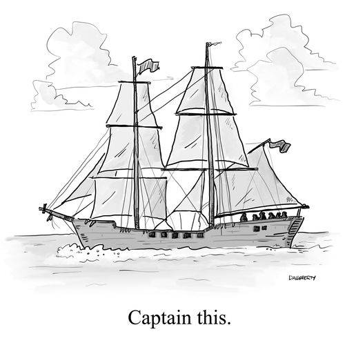 Captain this.