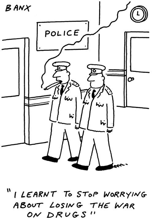 "I learnt to stop worrying about losing the war on drugs."