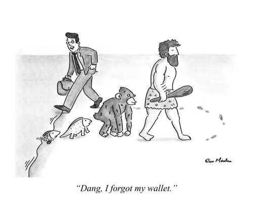 "Dang, I forgot my wallet."
