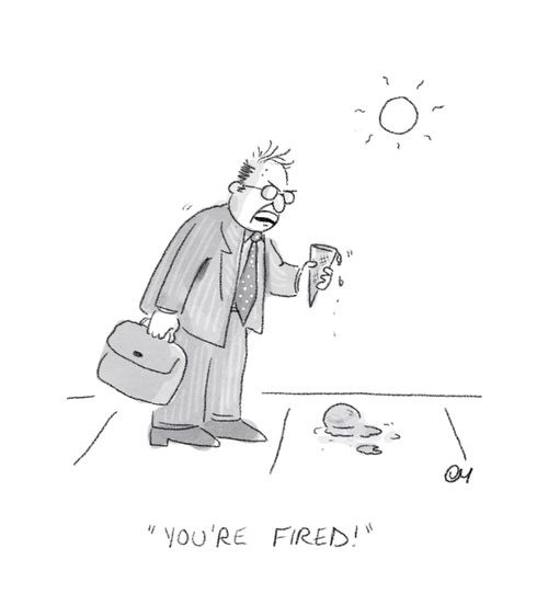 "You're fired!"