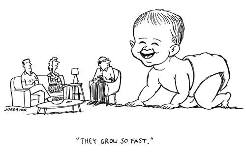"They grow so fast."