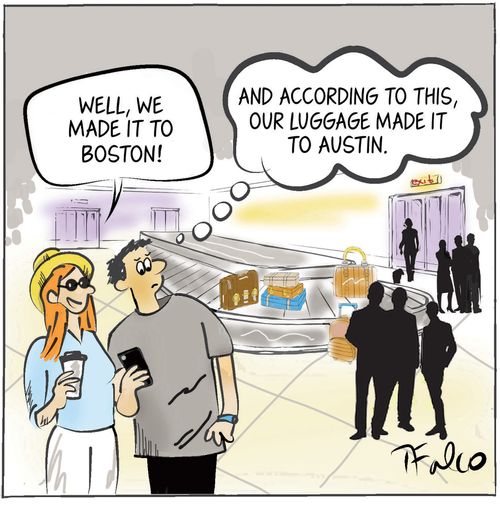 "Well, we made it to Boston!"