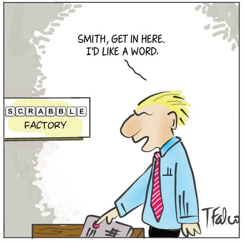 "Smith, get in here. I'd like a word."