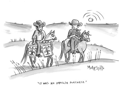 "It was an impulse purchase."