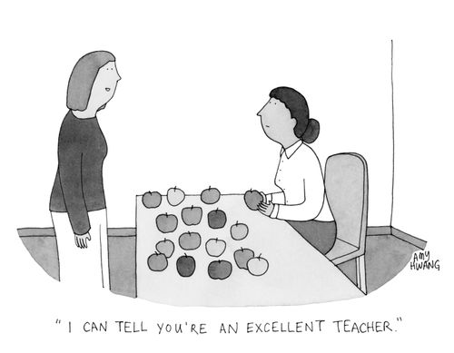 "I can tell you're an excellent teacher."