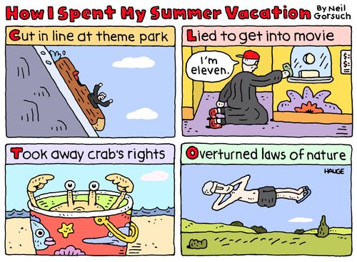 How I spent my summer vacation...by Neil Gorsuch