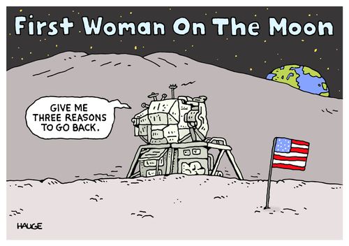 First Woman on the Moon
