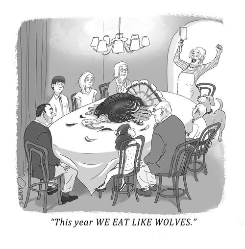 "This year WE EAT LIKE WOLVES."