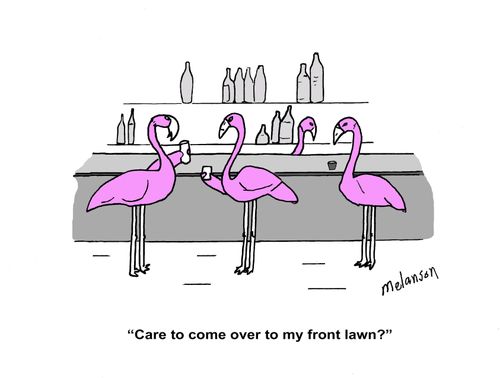 "Care to come over to my front lawn?"