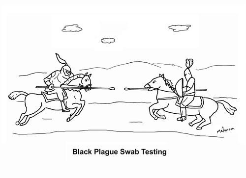 Black plague swab testing