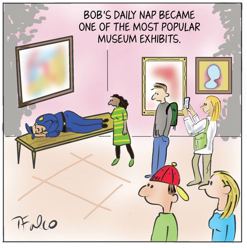 "Bob's daily nap became one of the most popular museum exhibits."