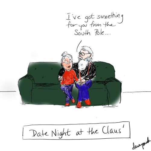 Date night at the Claus'