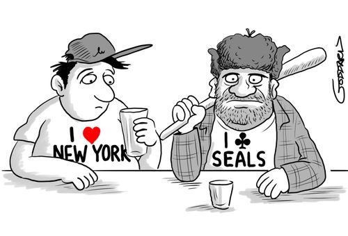 I (heart) New York - I (club) baby seals