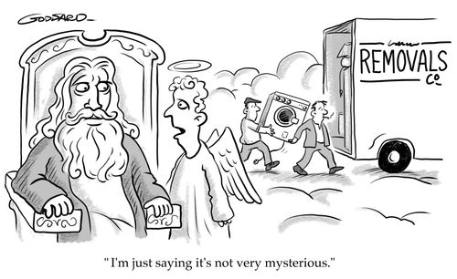 "I'm just saying it's not very mysterious."