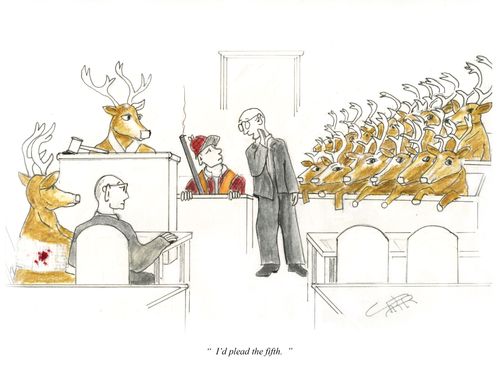 "I'd plead the fifth."