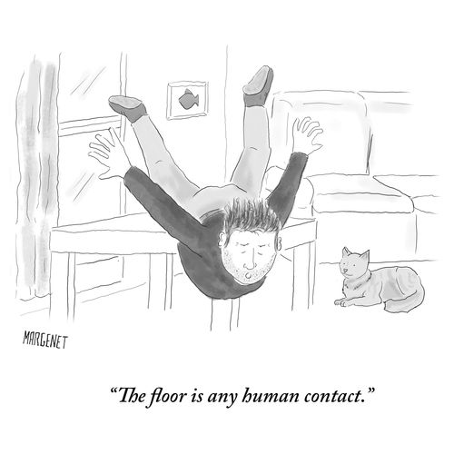 "The floor is any human contact."