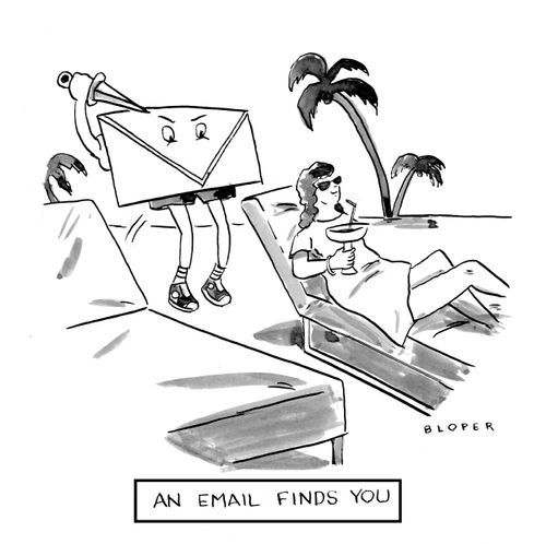 An email finds you
