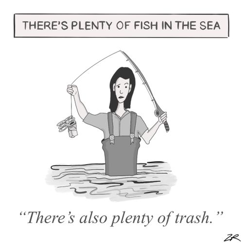 "There's also plenty of trash."