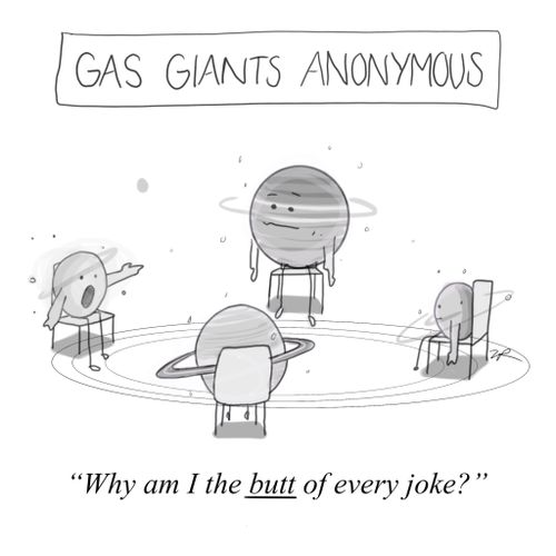 "Why am I the BUTT of every joke?"