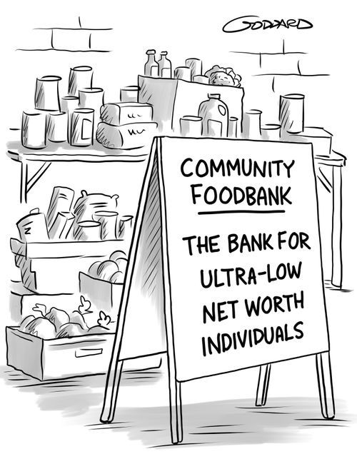 Community Food Bank - The bank for ultra-low net worth individuals