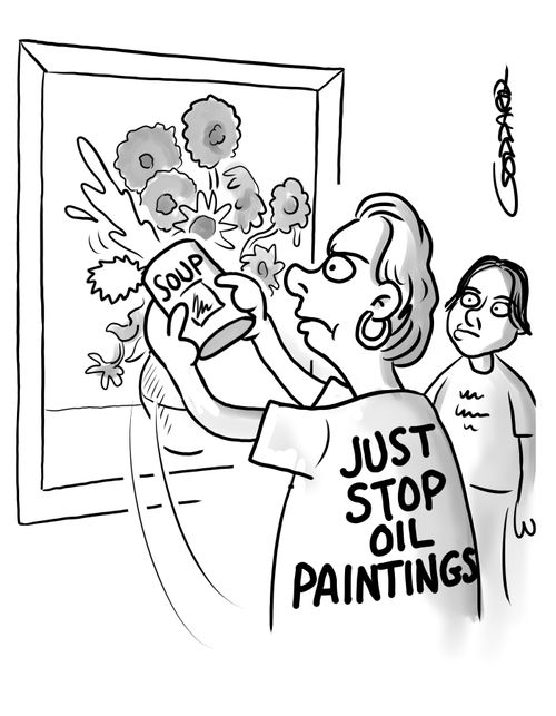 Just Stop Oil Painting 