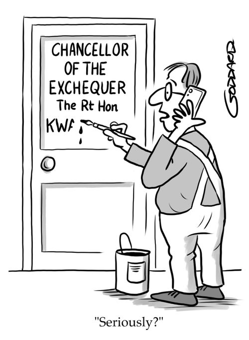 Chancellor Kwasi Kwarteng sacked after 38 days in post.