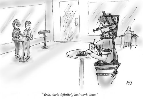 "Yeah, she's definitely had work done."