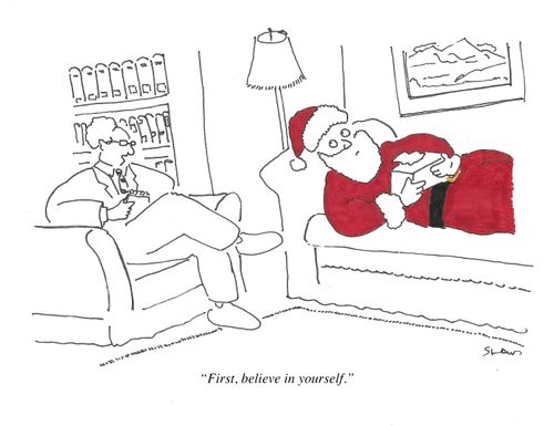 "First, believe in yourself."