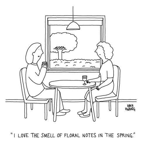 "I love the smell of floral notes in the spring."
