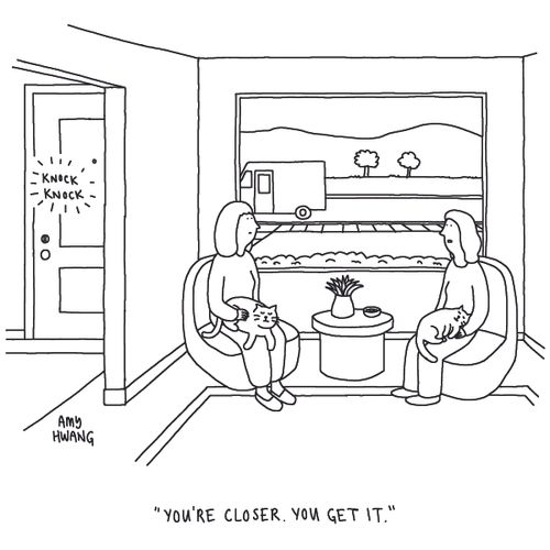 "You're closer. You get it."