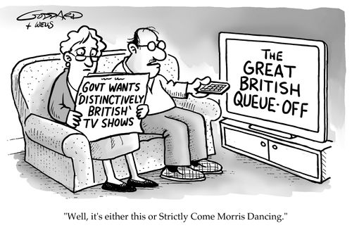 "Well, it's either this or Strictly Come Morris Dancing."