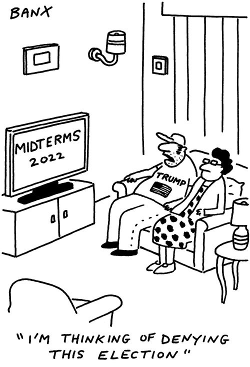 "I'm thinking of denying this election."