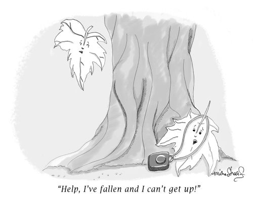 "Help, I've fallen and I can't get up!"