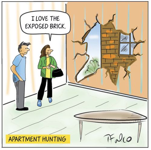 "I love the exposed brick."