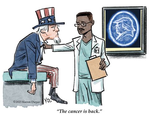 "The cancer is back."