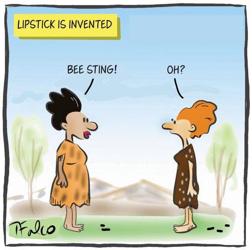 Lipstick is invented