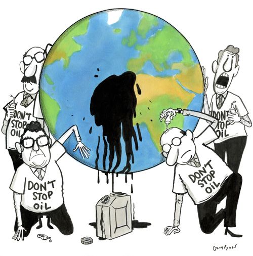 Don't stop oil.